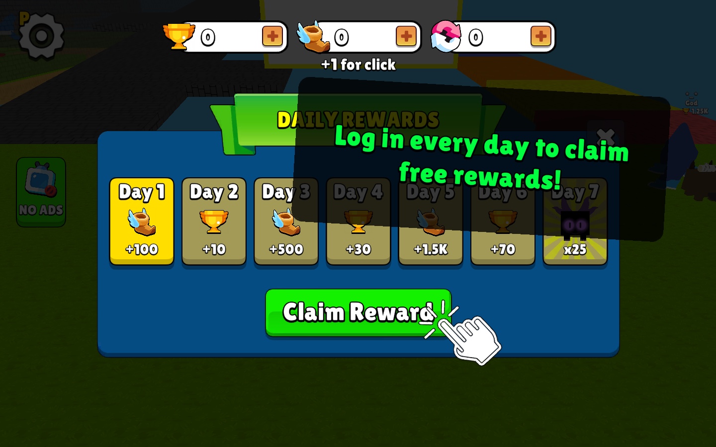 Speed per Click: Obby